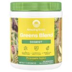 Greens Blend, Digest, ананас и гуава, 210 г (7,4 унции) — Amazing Grass