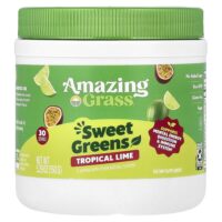 сладкая зелень, со вкусом тропического лайма, 150 г (5,29 унции) — Amazing Grass