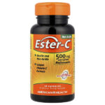 Ester-C® с цитрусовыми биофлавоноидами, 60 капсул — American Health
