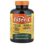 Ester-C® с цитрусовыми биофлавоноидами, 180 вегетарианских таблеток — American Health