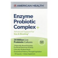 Enzyme Probiotic Complex +, 30 капсул — American Health