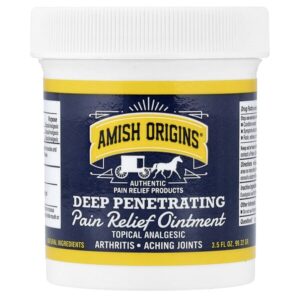 Amish Origins, Глубокое проникновение, болеутоляющая мазь, 3,5 унции (99,22 г)