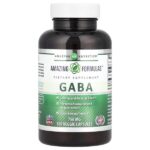 Габа, 750 мг, 100 вегетарианских капсул — Amazing Nutrition