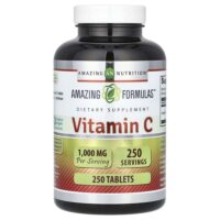 Витамин C, 1000 мг, 250 таблеток — Amazing Nutrition