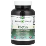 Биотин, 10 000 мкг, 200 растительных капсул — Amazing Nutrition