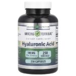 Гиалуроновая кислота, 100 мг, 250 капсул — Amazing Nutrition