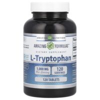 L-триптофан, 1000 мг, 120 таблеток — Amazing Nutrition