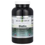 Биотин, 10 000 мкг, 400 растительных капсул — Amazing Nutrition