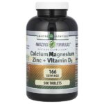 Amazing Formulas, кальций, магний, цинк и витамин D3, 500 таблеток — Amazing Nutrition