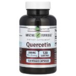 Кверцетин, 500 мг, 120 растительных капсул — Amazing Nutrition