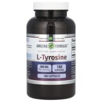 Amazing Fomulas, L-тирозин, 500 мг, 180 капсул — Amazing Nutrition