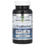 L-триптофан, 1000 мг, 60 таблеток — Amazing Nutrition