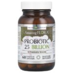 Amazing Flora™, пробиотик, 25 миллиардов, 60 растительных капсул — Amazing Nutrition