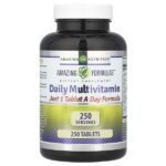 Мультивитамины для ежедневного приема, 250 таблеток — Amazing Nutrition