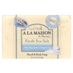 кусковое мыло для рук и тела, свежая морская соль, 250 г (8,8 унции) — A La Maison de Provence