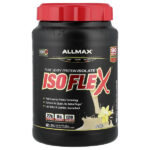 ISOFLEX®, чистый изолят сывороточного протеина, ваниль, 907 г (2 фунта) — ALLMAX