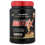 Isoflex, чистый изолят сывороточного протеина, шоколад и арахисовая паста, 907 г (2 фунта) — ALLMAX