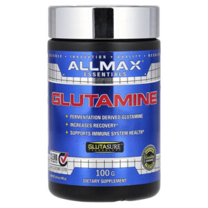 Essentials, глютамин, 100 г (3,53 унции) — ALLMAX