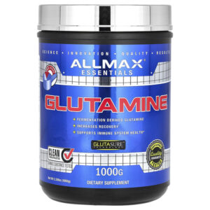 Essentials, глутамин, 1000 г (2,2 фунта) — ALLMAX