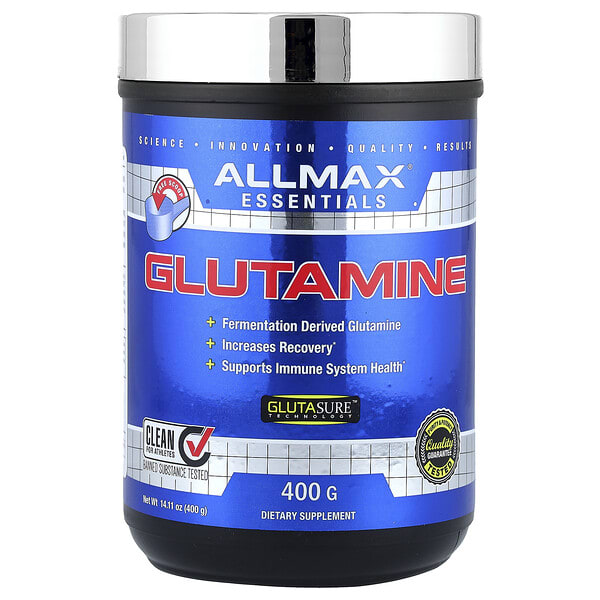 amx12296_v_41.jpg Essentials, глутамин, 400 г (14,11 унции) — ALLMAX