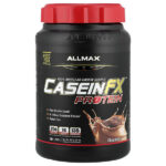 Casein-FX™, 100% мицеллярный протеин казеина, шоколад, 907 г (2 фунта) — ALLMAX