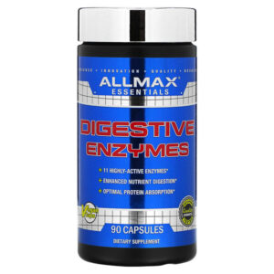 Essentials, пищеварительные ферменты, 90 капсул — ALLMAX