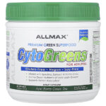 CytoGreens®, зеленый суперфуд премиального качества для спортсменов, зеленый чай с ягодами асаи, 267 г (9,4 унции) — ALLMAX
