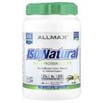 ISONatural™, изолят сывороточного протеина, ваниль, 907 г (2 фунта) — ALLMAX