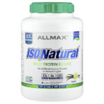 ISONatural™, изолят сывороточного протеина, со вкусом ванили, 2,27 кг (5 фунтов) — ALLMAX