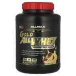 GOLD ALLWHEY®, сывороточный протеин премиального качества, шоколад и арахисовое масло, 2,27 кг (5 фунтов) — ALLMAX