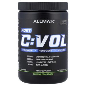 C:VOL™, Post, мохито с кокосом и лаймом, 375 г (13,2 унции) — ALLMAX