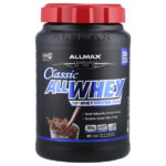 CLASSIC ALLWHEY®, 100% сывороточный протеин, со вкусом шоколада, 907 г (2 фунта) — ALLMAX