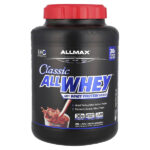 CLASSIC ALLWHEY®, источник 100% сывороточного протеина, шоколадный вкус, 2,27 кг (5 фунтов) — ALLMAX