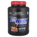 CLASSIC ALLWHEY®, 100% источник сывороточного протеина, шоколад и арахисовое масло, 2,27 кг (5 фунтов) — ALLMAX