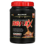 ISOFLEX®, чистый изолят сывороточного протеина, карамель макиато, 2 фунта (907 г) — ALLMAX