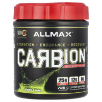CARBion + с электролитами, лимон и лайм, 725 г (30,7 унции) — ALLMAX