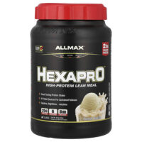 Hexapro™, высокопротеиновый нежирный рацион, французская ваниль, 907 г (2 фунта) — ALLMAX