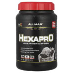Hexapro™, высокопротеиновая нежирная мука, печенье и сливки, 907 г (2 фунта) — ALLMAX