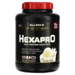 Hexapro™, высокопротеиновый нежирный рацион, французская ваниль, 2,27 кг (5 фунтов) — ALLMAX