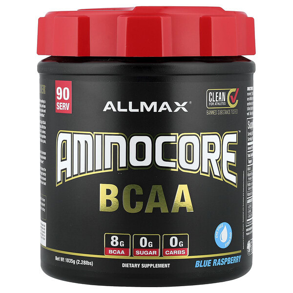 amx22871_v_60.jpg AMINOCORE™ BCAA, со вкусом голубой малины, 1035 г — ALLMAX
