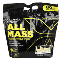 Sport, ALLMASS™, средство для наращивания мышечной массы, ваниль, 2,27 кг (5 фунтов) — ALLMAX