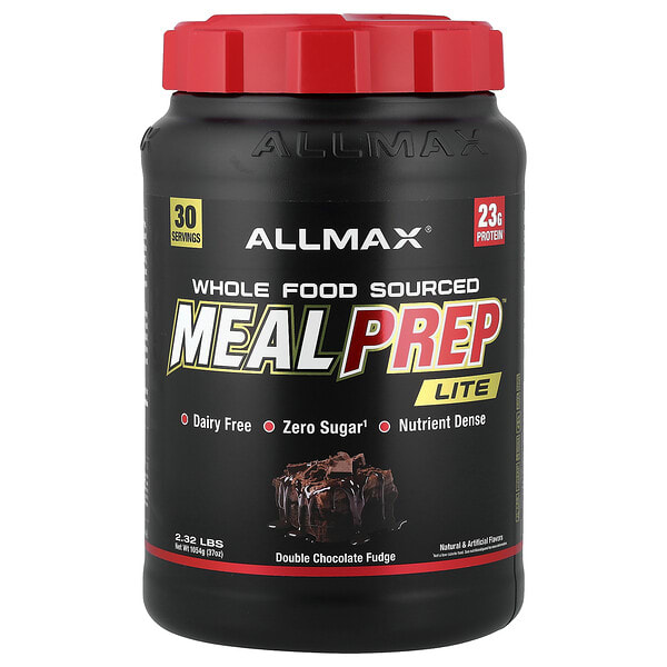 amx22970_v_8.jpg Meal Prep™ Lite, помадка с двойным шоколадом, 1054 г (2,32 фунта) — ALLMAX