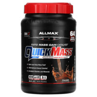 QuickMass®, катализатор для быстрого набора массы, шоколадный вкус, 1,59 кг (3,5 фунта) — ALLMAX