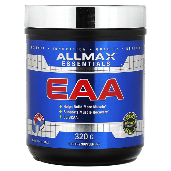 amx22988_v_10.jpg Essentials, EAA, 320 г (11,29 унции) — ALLMAX