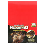 Hexapro™, протеиновый батончик, тесто для печенья с шоколадной крошкой, 12 батончиков по 54 г (1,9 унции) — ALLMAX