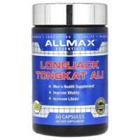 Essentials, эврикома длиннолистая, 325 мг, 60 растительных капсул — ALLMAX