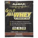 Gold All Whey, 100% сывороточный протеин премиального качества, шоколад, 32 г (1,13 унции) — ALLMAX