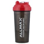шейкер для защиты от протеканий, черный/красный, 700 мл (25 унций) — ALLMAX