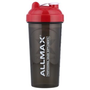 шейкер для защиты от протеканий, черный/красный, 700 мл (25 унций) — ALLMAX