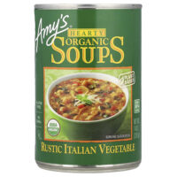 Hearty Organic Soups, итальянские деревенские овощи, 397 г (14 унций) — Amy's
